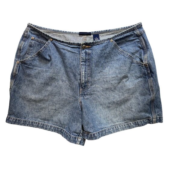 Venezia Jeans Womens Jean Shorts Size 20 Blue Denim Casual Summer Medium Wash - Picture 1 of 11
